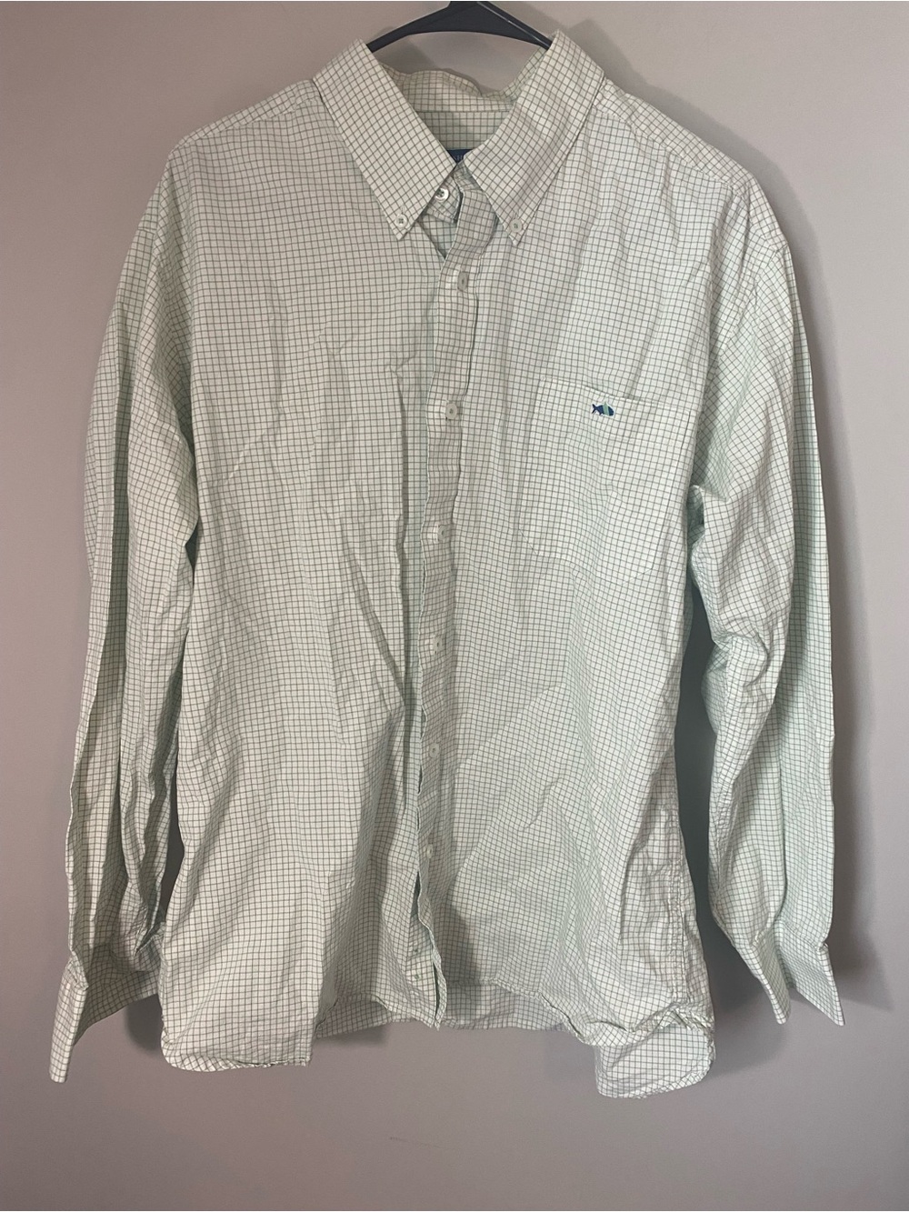 Fish Hippie Light Green Long-Sleeve Dress Shirt
